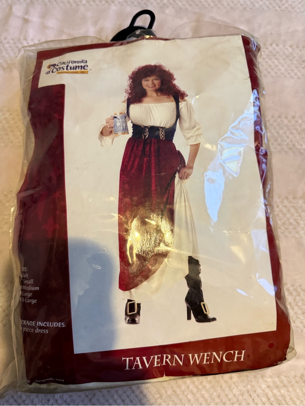 California Costumes Tavern Wench Costume - Red, White, Black